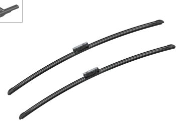 Stikla tīrītāja slotiņas priekšējās Bosch 3397118976 A976S