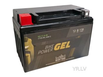 Akumulators moto 8Ah 170A 12V GEL Intact IG CTX9-BS (YTX9-BS)