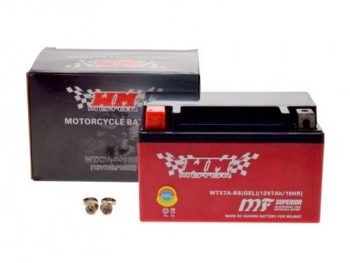 Akumulators moto GEL 7AH 90A 12V (AB0029) WTX7A-BS YTX7A-BS 150X87X93L