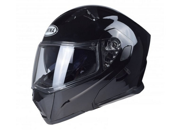 Moto ķivere ar paceļamu žokli AWINA FLIP-UP melna Moto ķivere ar paceļamu žokli AWINA FLIP-UP melna