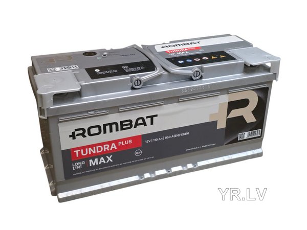 Akumulators 110Ah 950A 12V Rombat TUNDRA PLUS Akumulators 110Ah 950A 12V Rombat TUNDRA PLUS