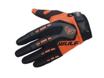 Bērnu M/X cimdi oranži ATTACK WULFSPORT