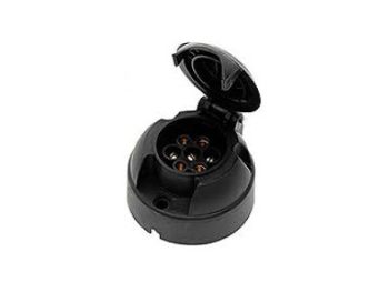 Piekabes kontaktligzda 7 kontakti PVC Alburnus TP001