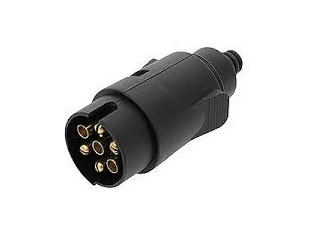 Piekabes spraudnis 7 kontakti PVC Alburnus TP003