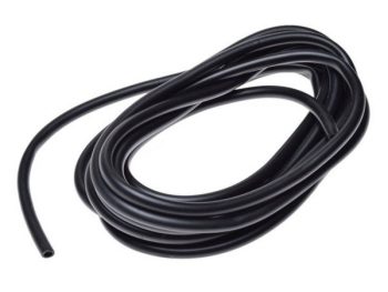Degvielas šļūtene melna motorolleriem, kvadracikliem, motocikliem 6mm