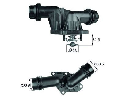 TERMOSTATS AR KORPUSU BMW BEHR MAHLE TI 25 85 (QTH508K ) TERMOSTATS AR KORPUSU BMW BEHR MAHLE TI 25 85 (QTH508K )