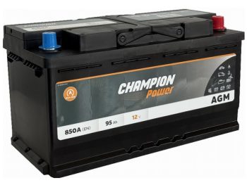 Akumulators START&STOP 95Ah 850A 12V AGM CHAMPION POWER