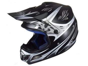 Bērnu moto ķivere ĶIVERE MINI ENDURO 47-48 CM TN8696 MATĒTA MELNA AWINA AJ0421