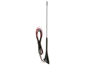 AUTO ANTENA AR PASTIPRINĀTĀJU garums - 40cm Alburnus BRT524