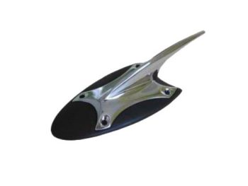 AUTO ANTENAS IMITĀCIJA krāsa - sudraba / hroms Alburnus YH-6969S/CH