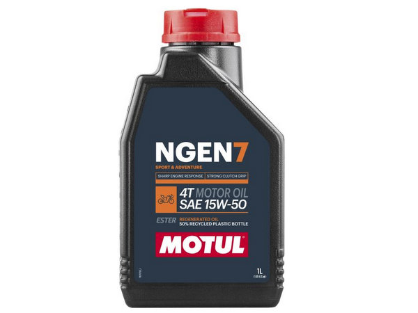 Motoreļļa 4T dzinējiem NGEN 7 15W50 1 litrs Motul 111824 Motoreļļa 4T dzinējiem NGEN 7 15W50 1 litrs Motul 111824