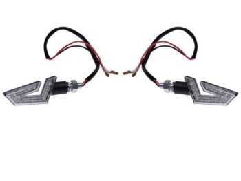 Universāls LED (12V 1w) moto pagrieziena rādītāju pāris