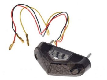 AM9901C2 Universāls aizmugurējais LED lukturis ar numura zīmes apgaismojumu Marķējums: E8