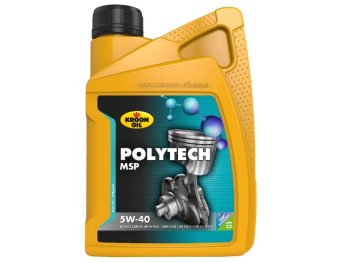 Motoreļļa 5W40 POLY TECH MSP KROON-OIL 1 litrs