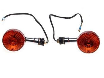 Priekšējo pagrieziena rādītāju pāris BA15S (12V 10w) priekš SUZUKI GN125