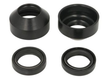 Blīvslēgu un putekļu gumijas komplekts HONDA CB; KAWASAKI KZ; SUZUKI GS; YAMAHA RZ, XS 350-750 1976-1988 Izmēri: 35x48x11