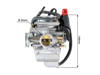 Karburators 4T motorolleriem un ATV 125cc ar elektrisko čoku 61527
