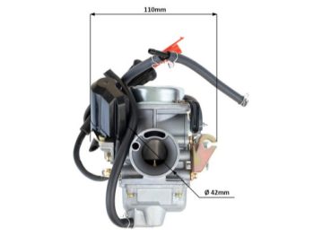 Karburators 4T motorolleriem un ATV 150cc ar elektrisko čoku