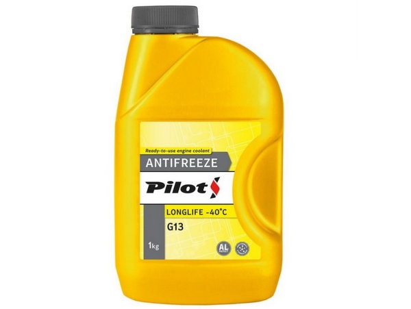 Antifrīzs G13 LONGLIFE -40C 1kg Dzeltens Pilots 888301 Antifrīzs G13 LONGLIFE -40C 1kg Dzeltens Pilots 888301