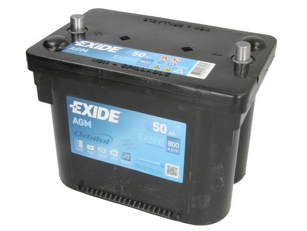 Akumulators START&STOP 50Ah 800A 12V AGM ORBITAL (Kreisais+) EXIDE Akumulators START&STOP 50Ah 800A 12V AGM ORBITAL (Kreisais+) EXIDE