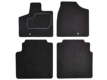 Salona grīdas paklājiņi velūra, komplekts, krāsa melna, CHRYSLER TOWN & COUNTRY, VOYAGER V MAMMOOTH A041 CHR110 PRM 01