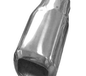 Izpūtēja uzgalis Garums: 175mm; Priekšā: 90x80mm; Diametrs aizmugurē: 55mm