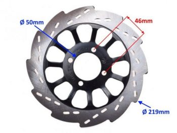 Priekšējais bremžu disks 219mm priekš JUNAK 126/901/904