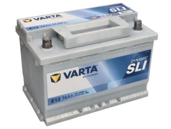 Akumulators 74Ah 680A 12V VARTA Dynamic SLI KREISAIS PLUSS