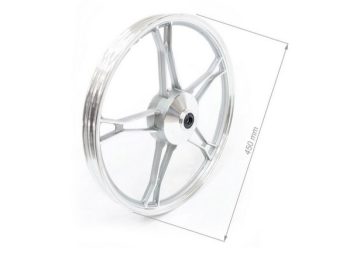 Priekšējais alumīnija disks 17'' collas mopēda Wonjan, Bassa