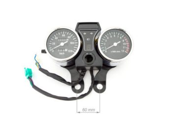 Spidometrs ar instrumentu paneli un tahometru mopēda Wonjan, Alpha līdz 120 KM/H