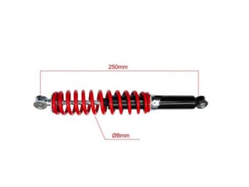 Universāls aizmugurējais amortizators 250mm