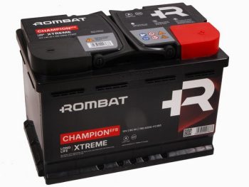 Akumulators START&STOP CHAMPION EFB 80Ah 780A 12V Rombat