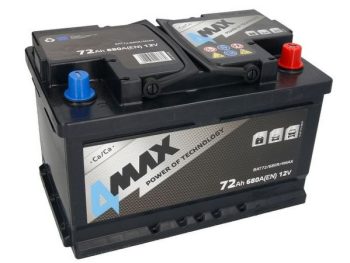 Akumulators 72Ah 680A 12V (Labais+) ZEMAIS 4MAX