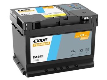 Akumulators 61Ah 600A 12V EXIDE PREMIUM