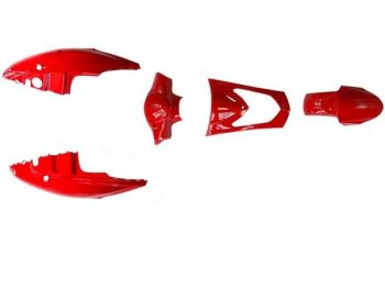 Virsbūves plastmasas elementu komplekts KYMCO AGILITY sarkans