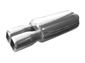 Izpūtēja bundulis Garums: 570mm; Priekšā: 180x90mm; Diametrs aizmugurē: 60mm