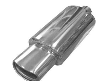 Izpūtēja bundulis Garums: 540mm; Priekšā: 150x70mm; Diametrs aizmugurē: 60mm