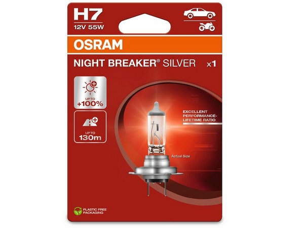 NIGHT BREAKER SPULDZE SUDRABA H7 12V/55W PX26D +100% 1 GAB. (ECO) 48328 NIGHT BREAKER SPULDZE SUDRABA H7 12V/55W PX26D +100% 1 GAB. (ECO) 48328 - Image 4