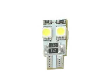 LED gaismas spuldze W5W Premium (blisters, 2 gab.) 12V, Balts, 0,96W