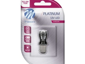 LED gaismas spuldze (Blisters 1 gab.) PR21/5W 12/24V 3,3W, BAY15D, Sarkana