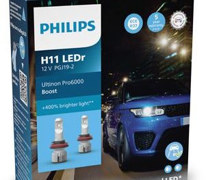 LED gaismas spuldze (Komplekts 2 gab.) H11 12V 18W PGJ 19-2 Pro6000 HL Boost, Balts
