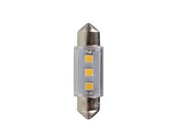LED gaismas spuldze C5W Basic (blisters, 2 gab.) 12V, Balts, 0,5W