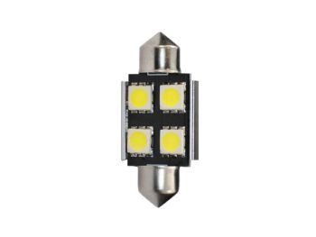LED gaismas spuldze C5W Premium (blisters, 2 gab.) 12V, Balts, 0,96W