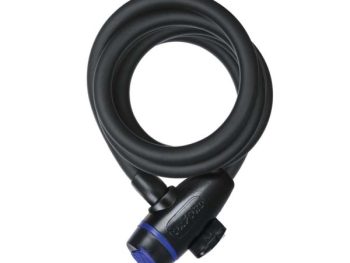 Kabeļu slēdzene 8mm OXFORD krāsa melna 1800mm x 8mm