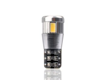 LED gaismas spuldze W5W Premium (blisters, 2 gab.) 12V, Balts, 3W