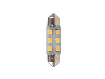 LED gaismas spuldze C5W Basic (blisters, 2 gab.) 12V, Balts, 1W