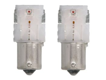 LED gaismas spuldze (Blisters 2 gab.) P21W 12V 1,9W BA15S SL, Sarkana