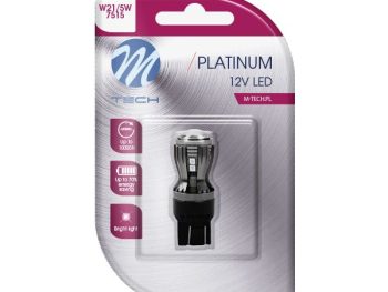 LED gaismas spuldze (Blisters 1 gab.) W21/5W 12/ Platinum, Sarkana