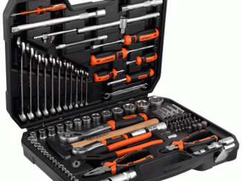 Profesionālu instrumentu komplekts 101 priekšmeti 1/4" DR 1/2" DR AMIO-39801