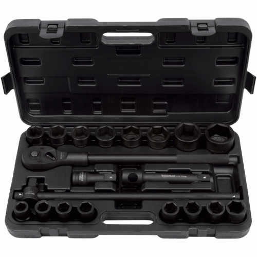 Triecieninstrumentu komplekts, 20 gab., 3/4"DR AMIO-39830 Triecieninstrumentu komplekts, 20 gab., 3/4"DR AMIO-39830